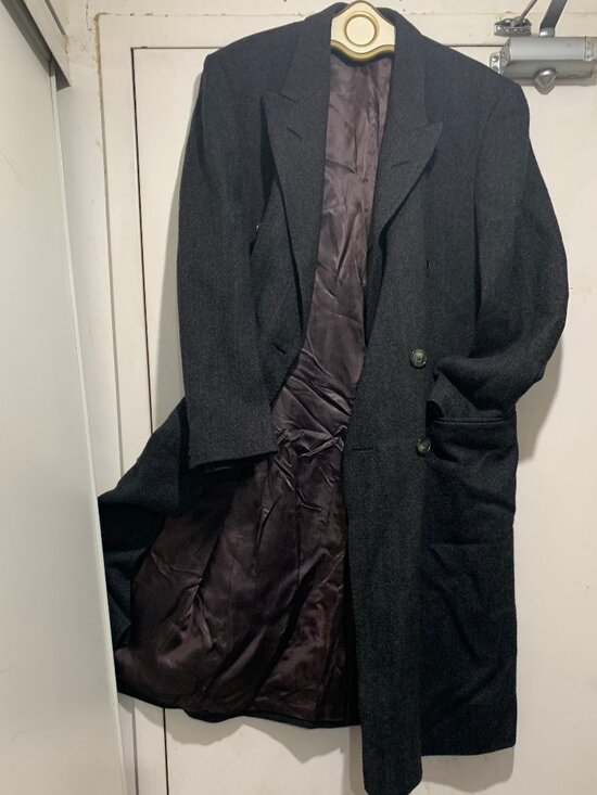 VINTAGE GARVEY'S MEN'S SHOP GENUINE WEST OF ENGLAND WOOL TRENCH COATS SIZE 42/L - Picture 2 of 15